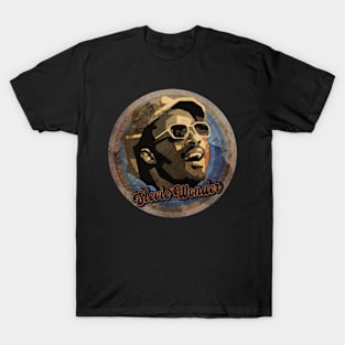 Stevie Wonder art drawing T-Shirt